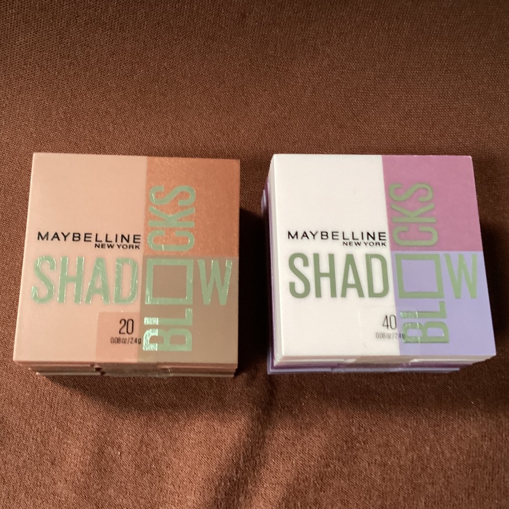 Maybelline New York Shadow Blocks 20 & 40 NEW